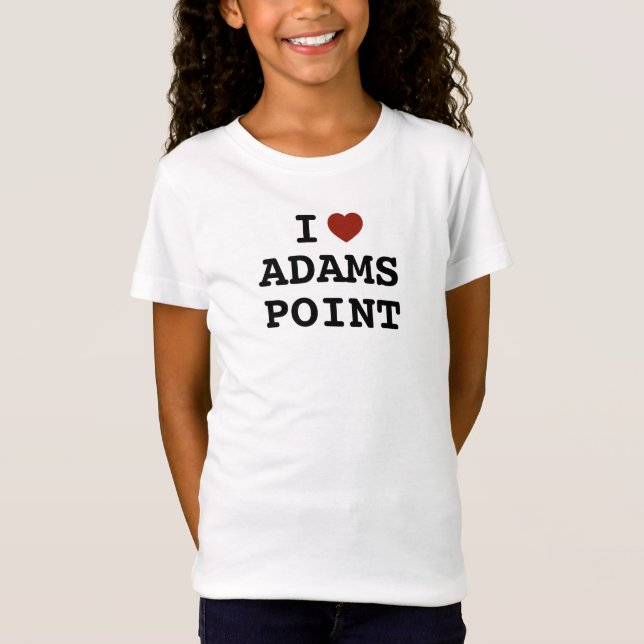 I kärlek Adams Point Kids T-Shirt (Framsida)