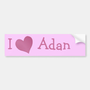 I Kärlek Adan Bildekal