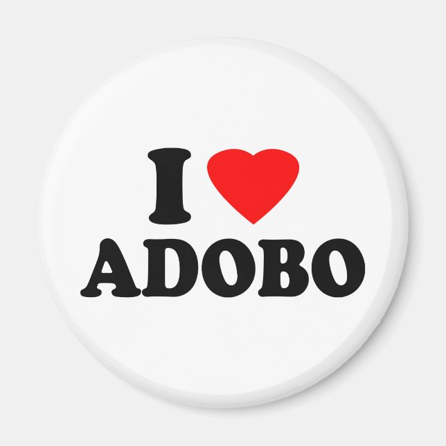 I Kärlek Adobo Magnet (Framsidan)