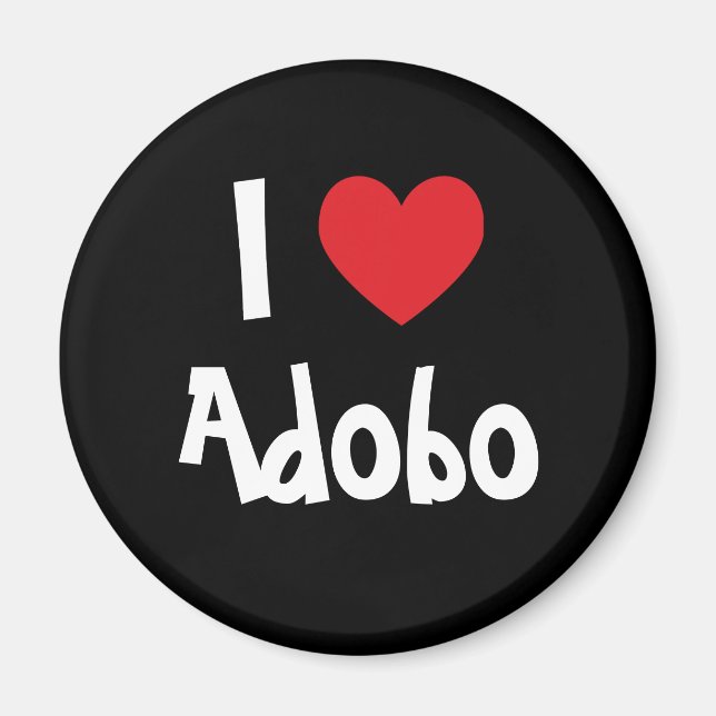 I Kärlek Adobo Magnet (Framsidan)