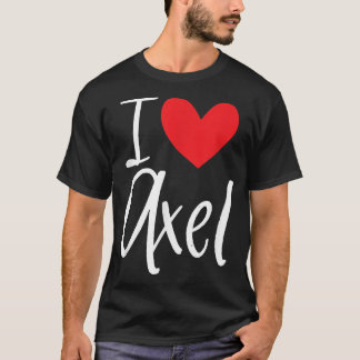 I Kärlek Ael Namn Personlig Girl Woman BFF Friend T Shirt