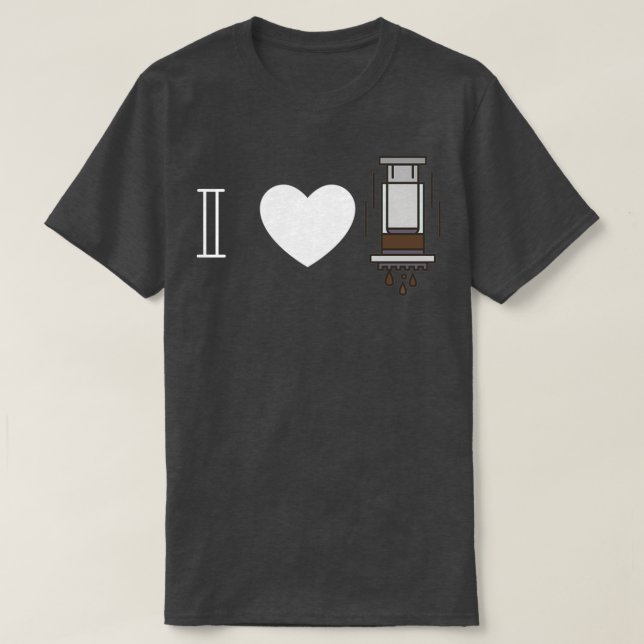 I kärlek Aeropress T Shirt (Design framsida)