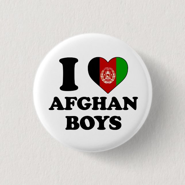 I kärlek Afghan Boys Knapp (Framsida)