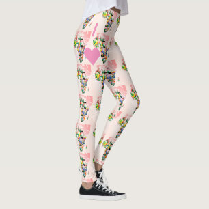 I Kärlek Afrika Coola Free Time Helg Home Lounging Leggings