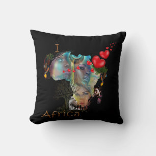 I KÄRLEK AFRIKA KUDDE