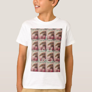 I Kärlek Afrika - Kulturlandskapet Mönster T-shirt