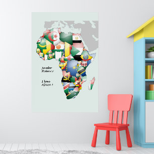 I KÄRLEK AFRIKA POSTER