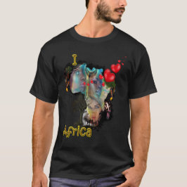 I KÄRLEK AFRIKA T SHIRT