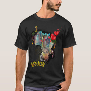 I KÄRLEK AFRIKA T SHIRT