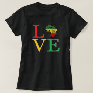 I Kärlek Afrika T-Shirt