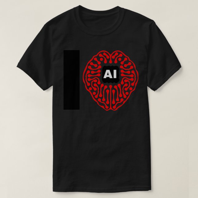 I kärlek ai 7 t shirt (Design framsida)