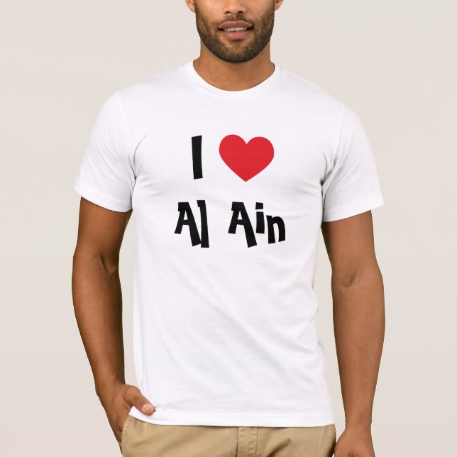 I Kärlek Al Ain Tee Shirt (Framsida)