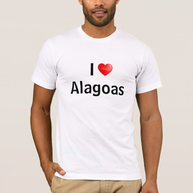 I kärlek Alagoas T Shirt (Framsida)