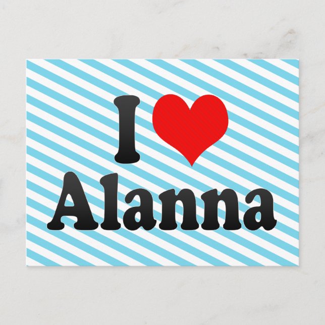 I kärlek Alanna Vykort (Framsida)