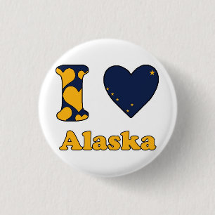 I kärlek Alaska Knapp