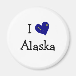 I Kärlek Alaska Magnet