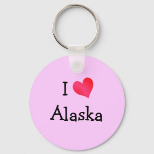 I Kärlek Alaska Nyckelring