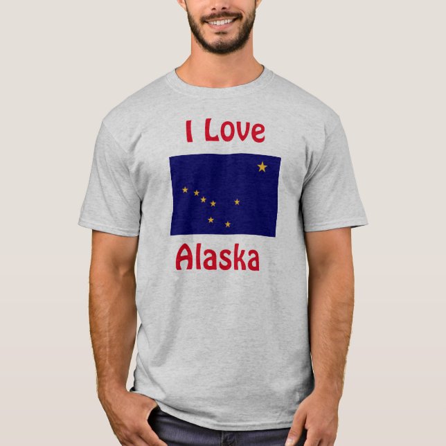 I Kärlek Alaska T-Shirt (Framsida)