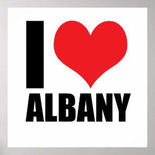 I kärlek Albany Poster