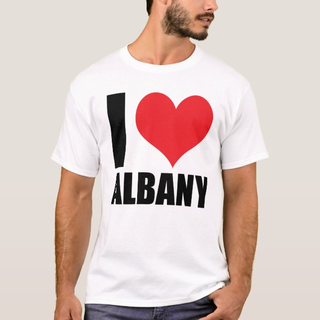 I kärlek Albany T Shirt (Framsida)