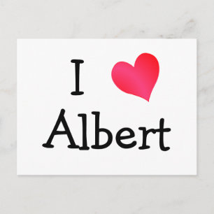 I Kärlek Albert Vykort