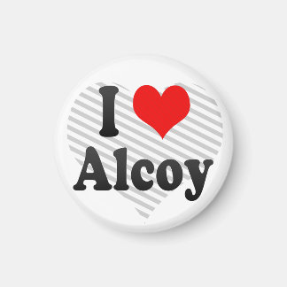 I Kärlek Alcoy, Spanien Magnet