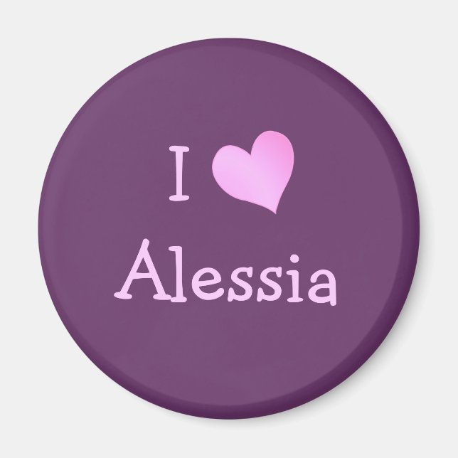 I Kärlek Alessia Magnet (Framsidan)