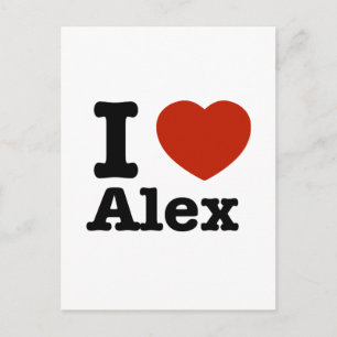 I kärlek Alex Vykort