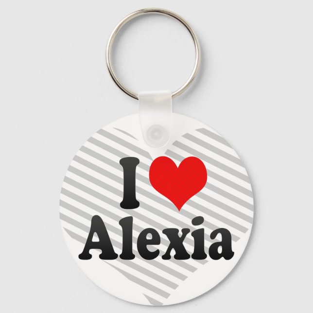 I kärlek Alexia Nyckelring (Framsida)