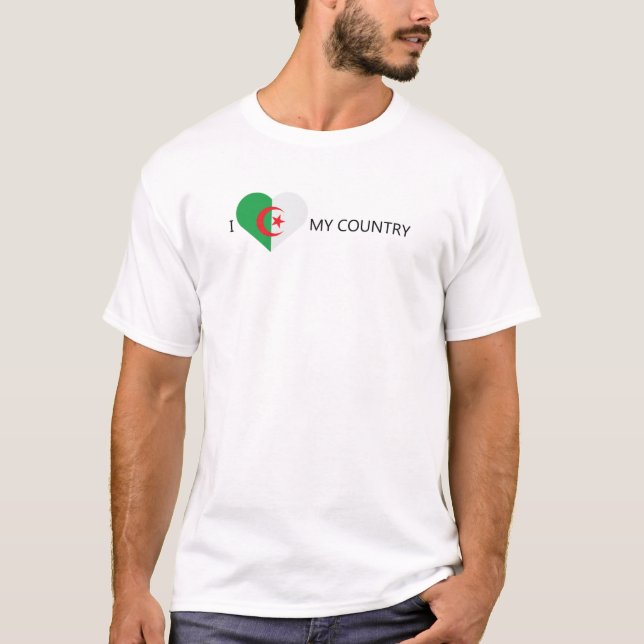 I Kärlek Algeriet T Shirt (Framsida)