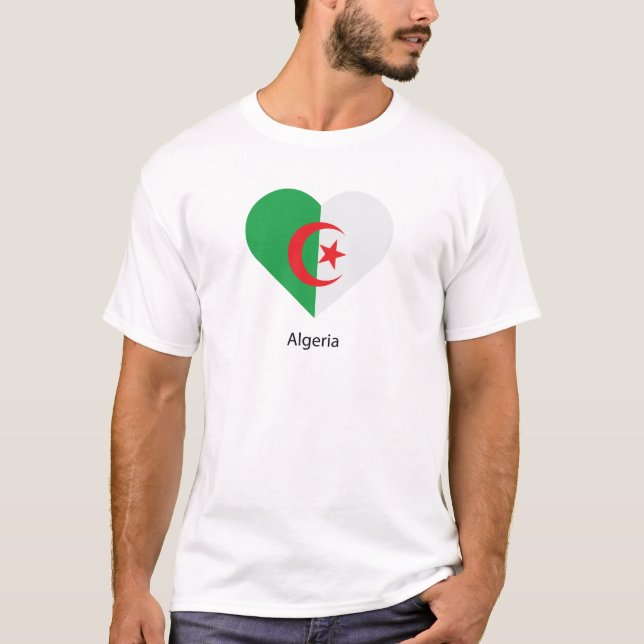 I Kärlek Algeriet T Shirt (Framsida)