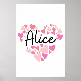 I kärlek Alice Poster