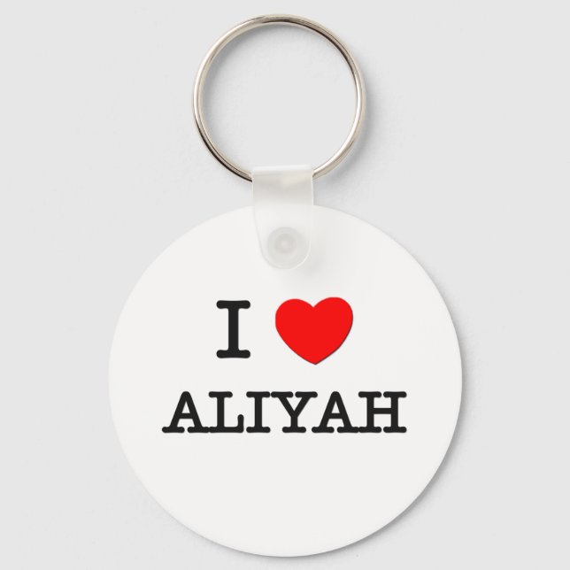 I Kärlek Aliyah Nyckelring (Framsida)