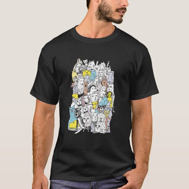 I kärlek all hundar inklusive de fula t shirt (Framsida)