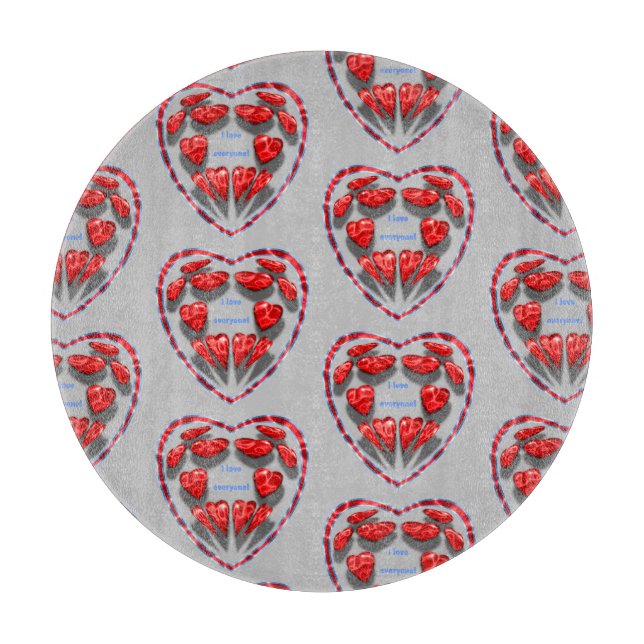 I kärlek, alla röda hjärtan i hjärtat, fras (Framsidan)