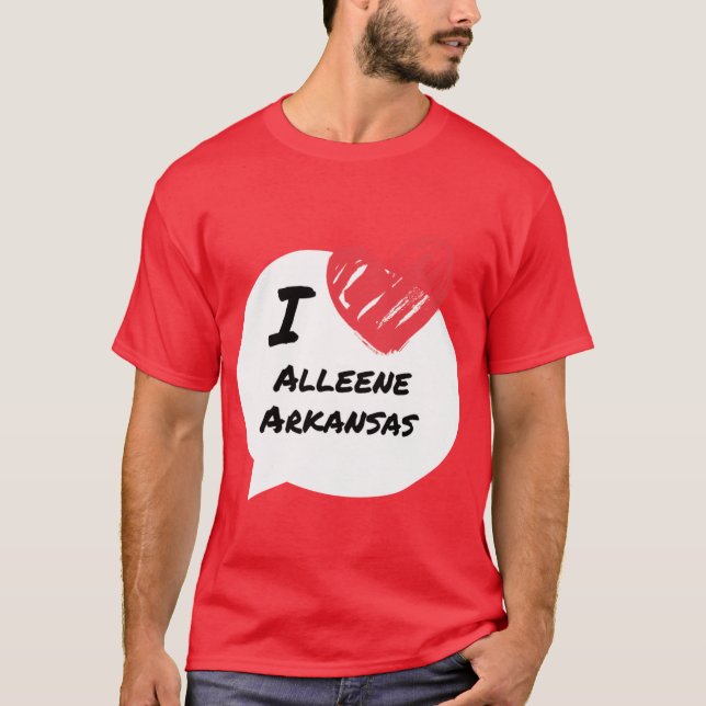 I kärlek Alleene Arkansas Oversized T Shirt (Framsida)