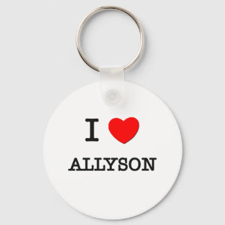 I Kärlek Allyson Nyckelring