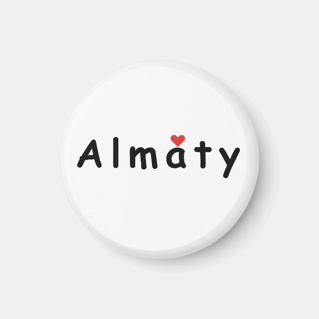 I kärlek Almaty Magnet (Framsidan)