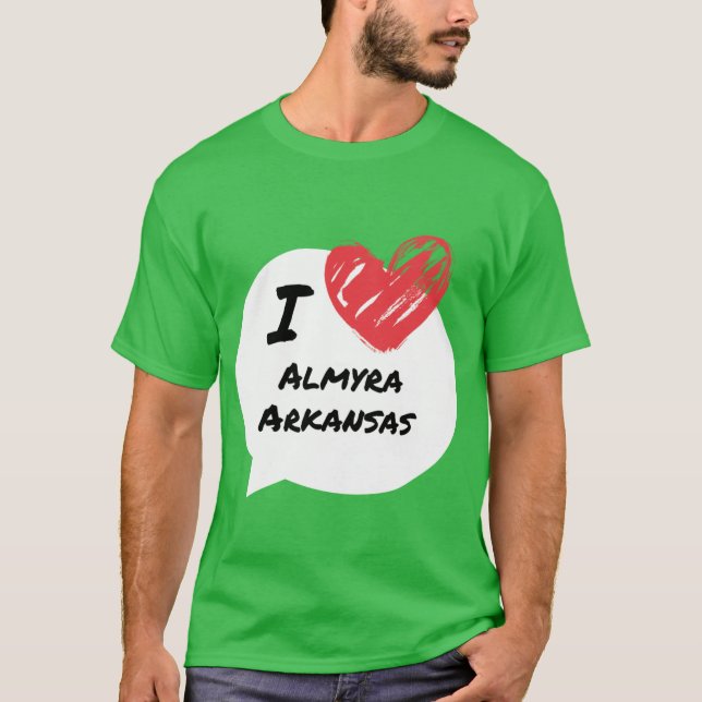 I kärlek Almyra Arkansas T Shirt (Framsida)