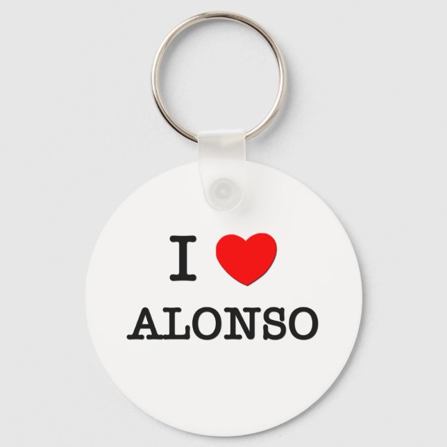 I Kärlek Alonso Nyckelring (Framsida)