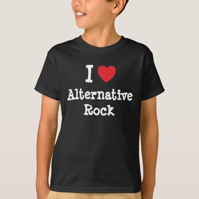 I kärlek Alternativa Sten-anpassningsbar T-shirt (Framsida)