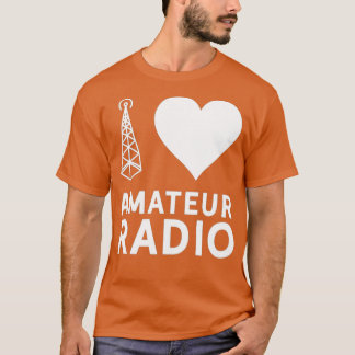 I Kärlek Amateur Radio Ham Service Operator T Shirt