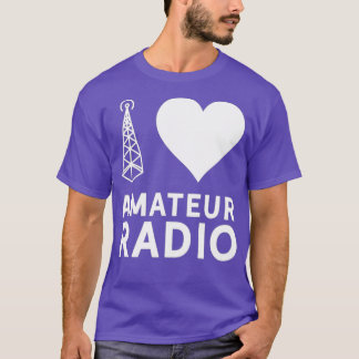 I Kärlek Amateur Radio Ham Service Operator T Shirt