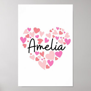 I kärlek Amelia Poster