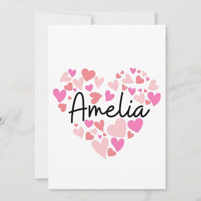 I kärlek Amelia Tack Kort (Framsida)