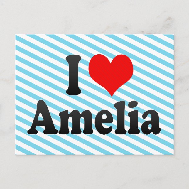 I kärlek Amelia Vykort (Framsida)