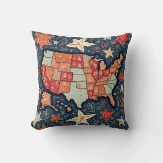 i kärlek america kudde