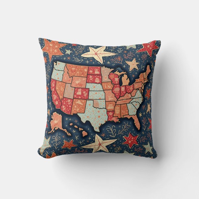 i kärlek america kudde (Framsida)