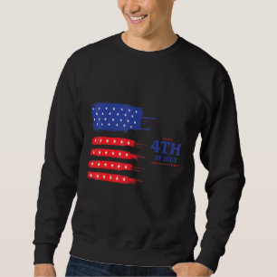 i kärlek america lång ärmad tröja