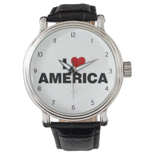 I Kärlek Amerika Armbandsur